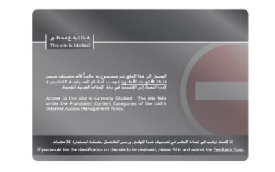 UNITED ARAB EMIRATES: It’s Not Censorship, It’s a Teaching Moment